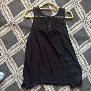 Torrid Black Lace Detail Top